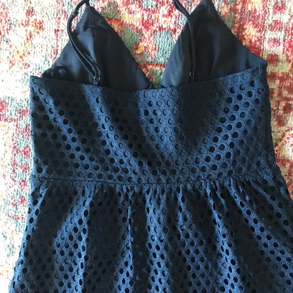 Blue Embroidered Abercrombie Dress - Picture 3 of 5